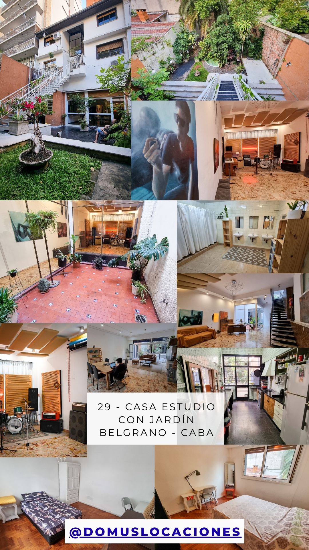 Casa estudio con Jardín. Belgrano - CABA — vista principal