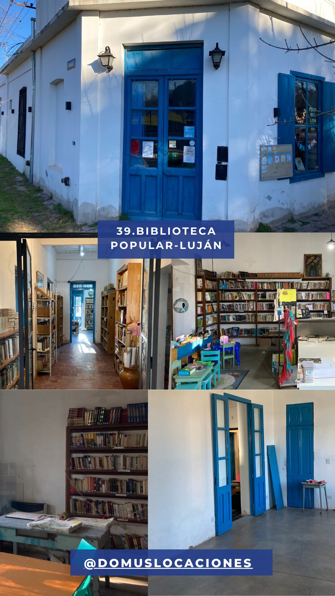Biblioteca popular- Luján — vista principal