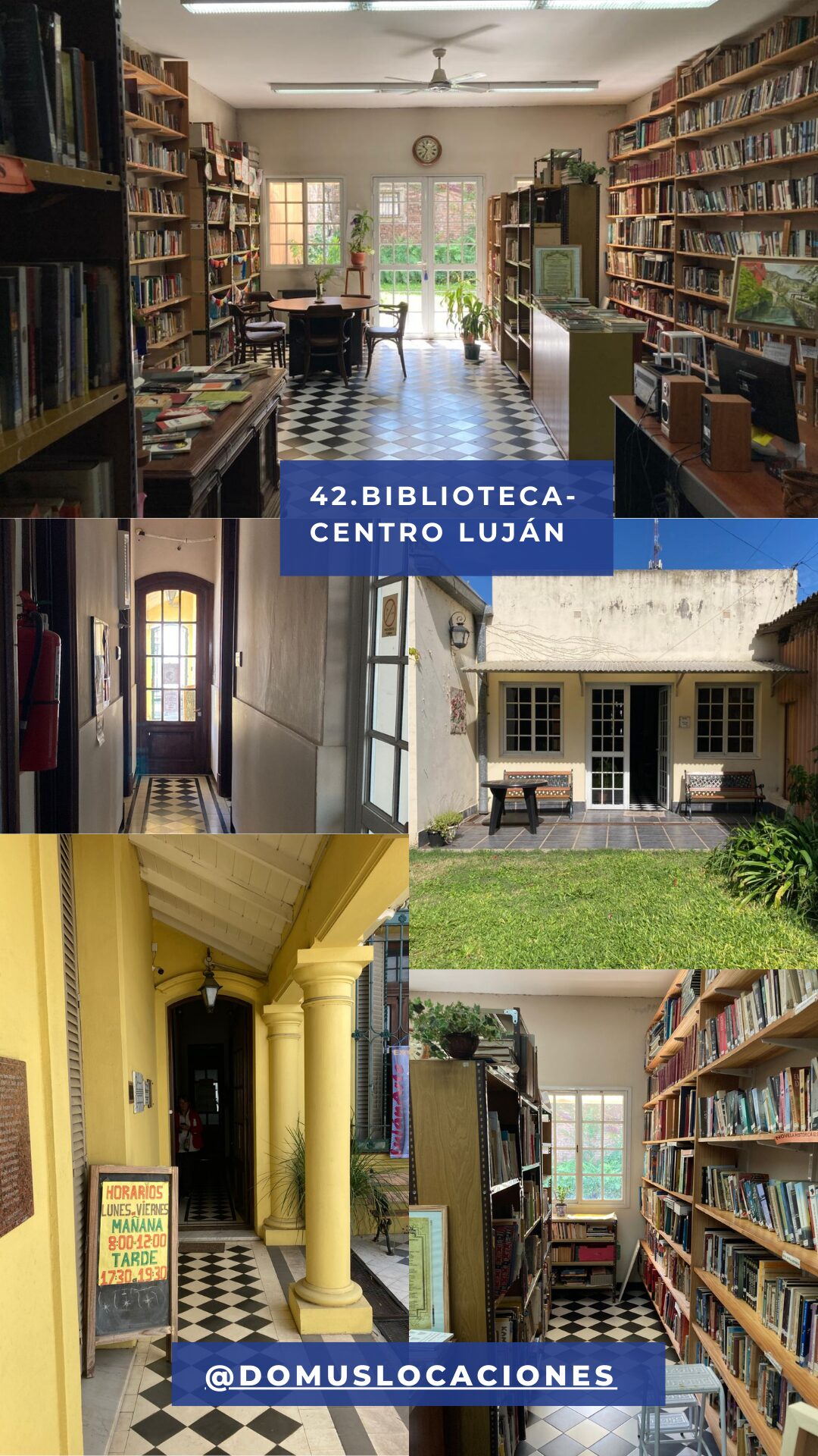 Biblioteca- Centro Luján — vista principal