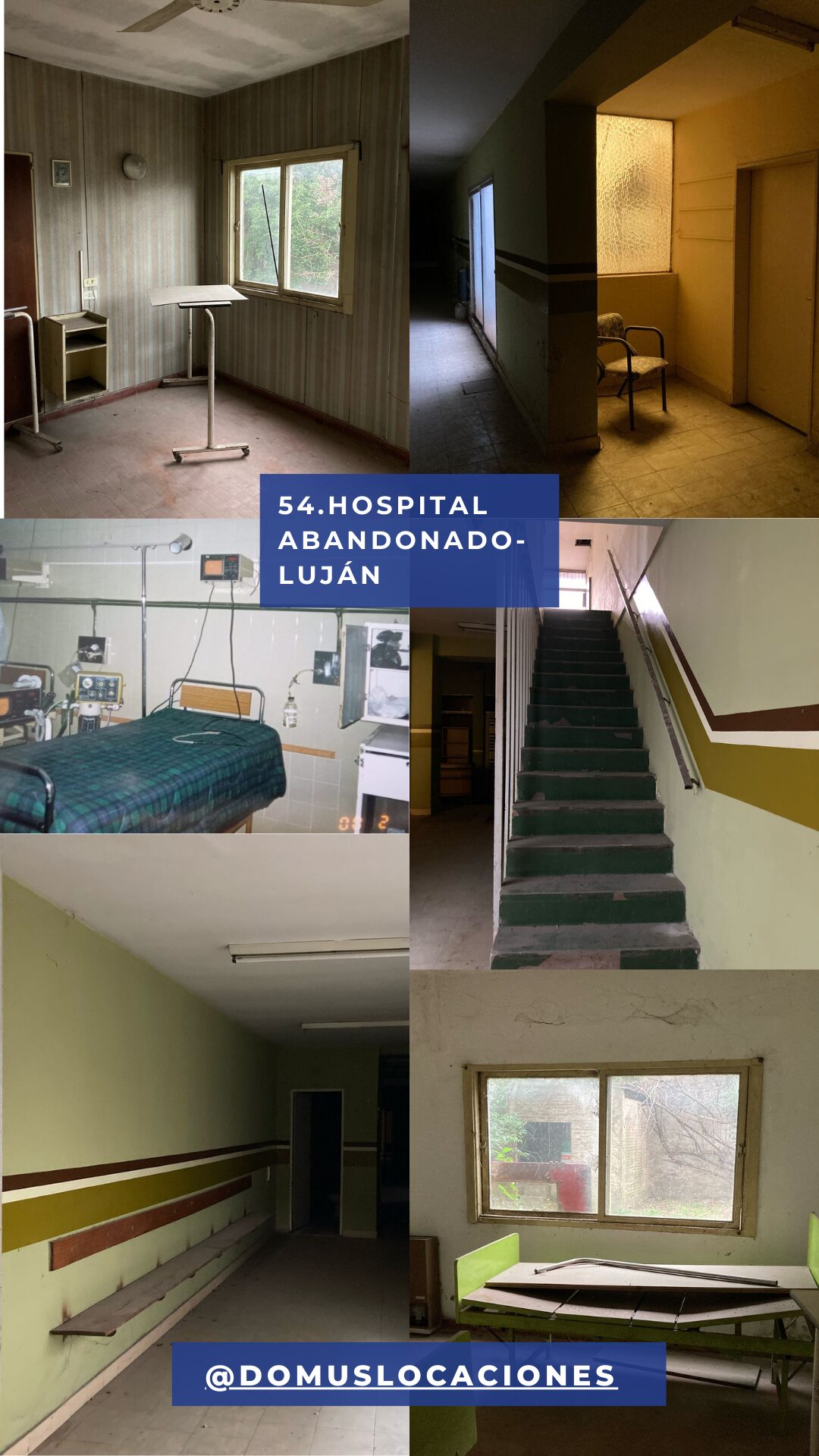 Hospital abandonado-Luján — vista principal